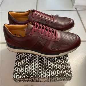 Driver Club USA Men’s 8. Wine Napa. Luxury sneaker. Handcrafted in Brazil. New